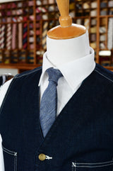 紗織りシルクリネンネクタイ　SHAORI SILK  LINEN TIE　NTL-555