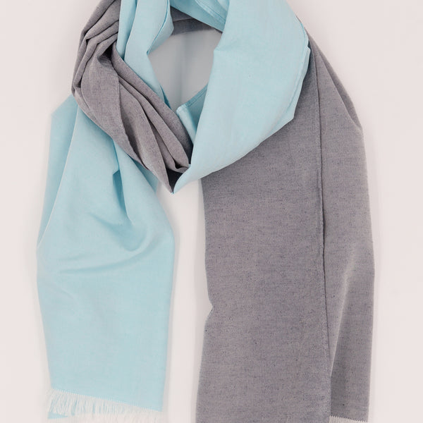 テンダーロイン COTTON STOLE 編込みコットンストール ブラウン シルクコットンストール S-SC750 Jacquard-weave SILK COTTON